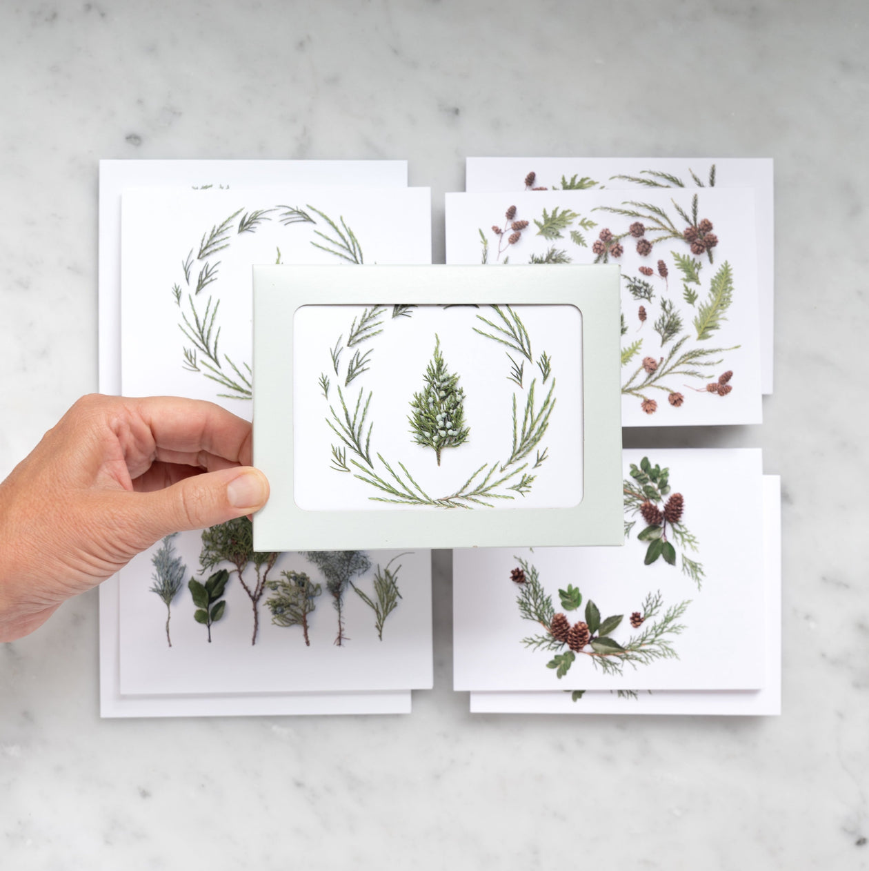 Card set - Evergreens and Trees