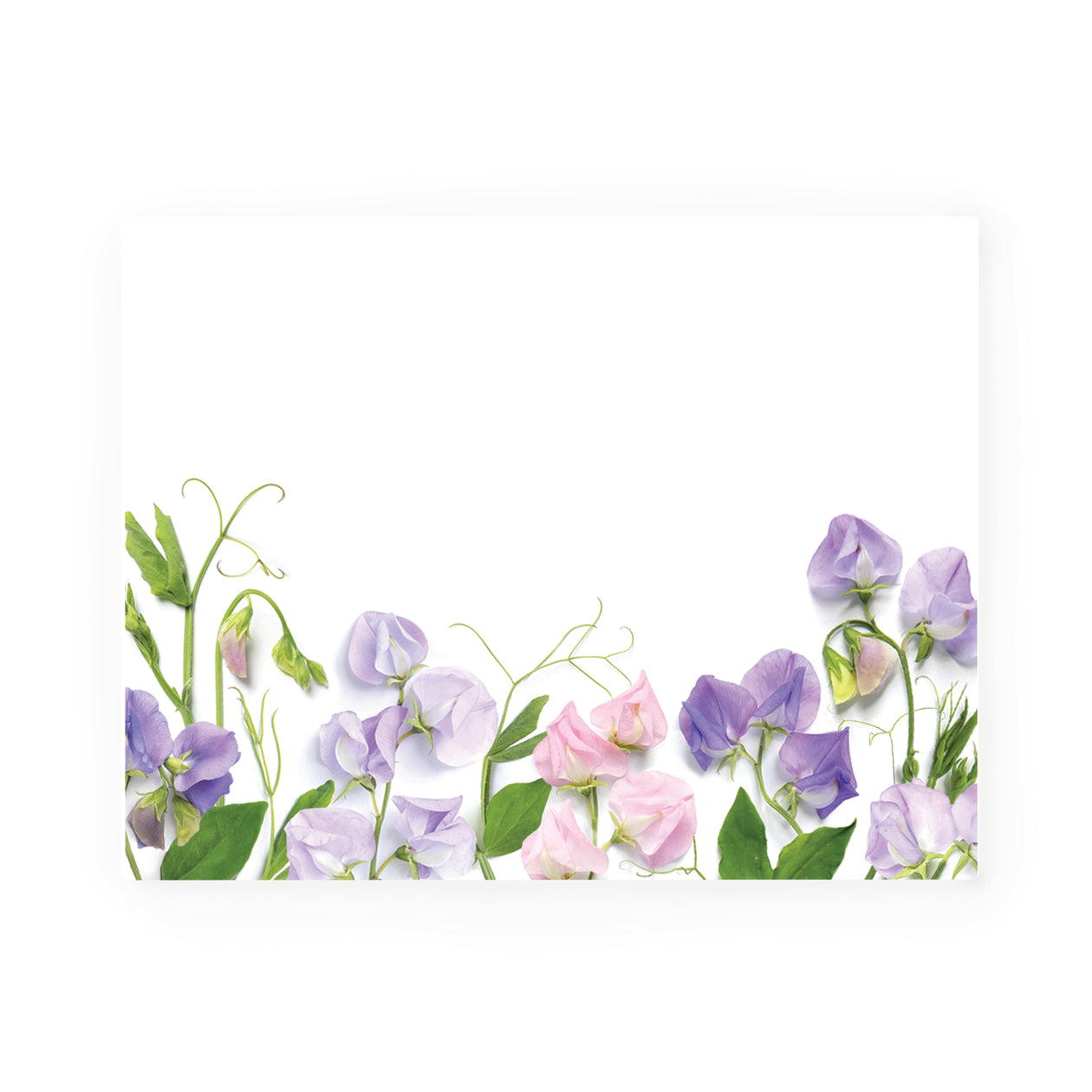 Flat card set - Sweet Peas