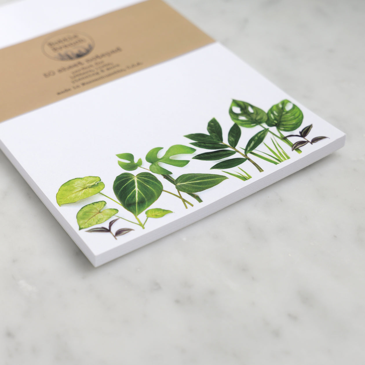 Large Note Pad ~ Houseplants