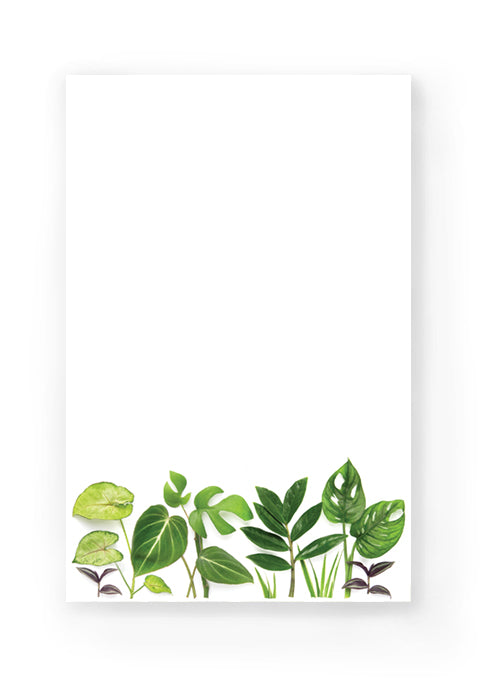 Large Note Pad ~ Houseplants